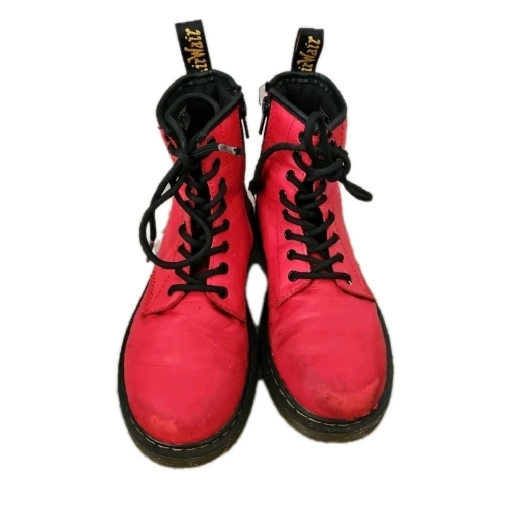 Dr. Martens Youth Red 1460 8-Eye Classic Leather Iconic Durable Combat Boot 3